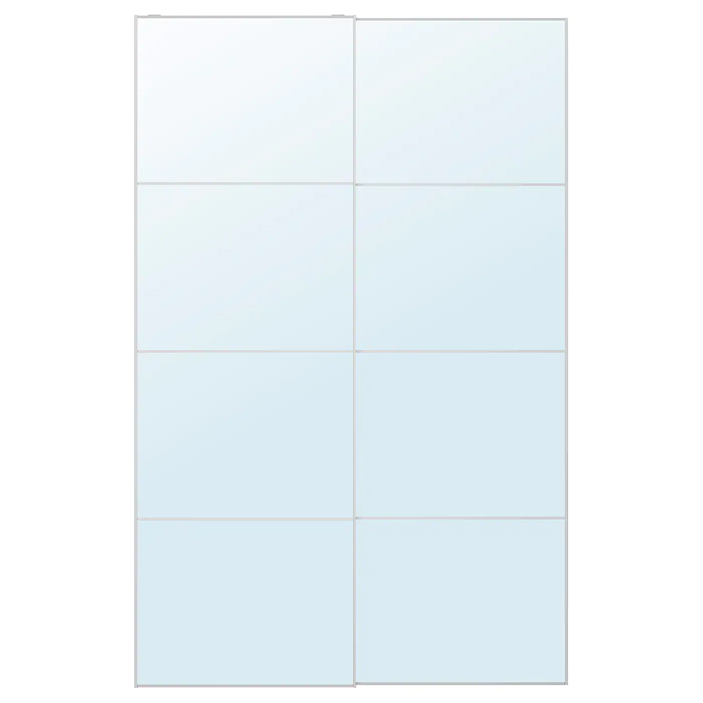 IKEA AULI Pair Of Sliding Doors Mirror Glass 59x92 7/8 "