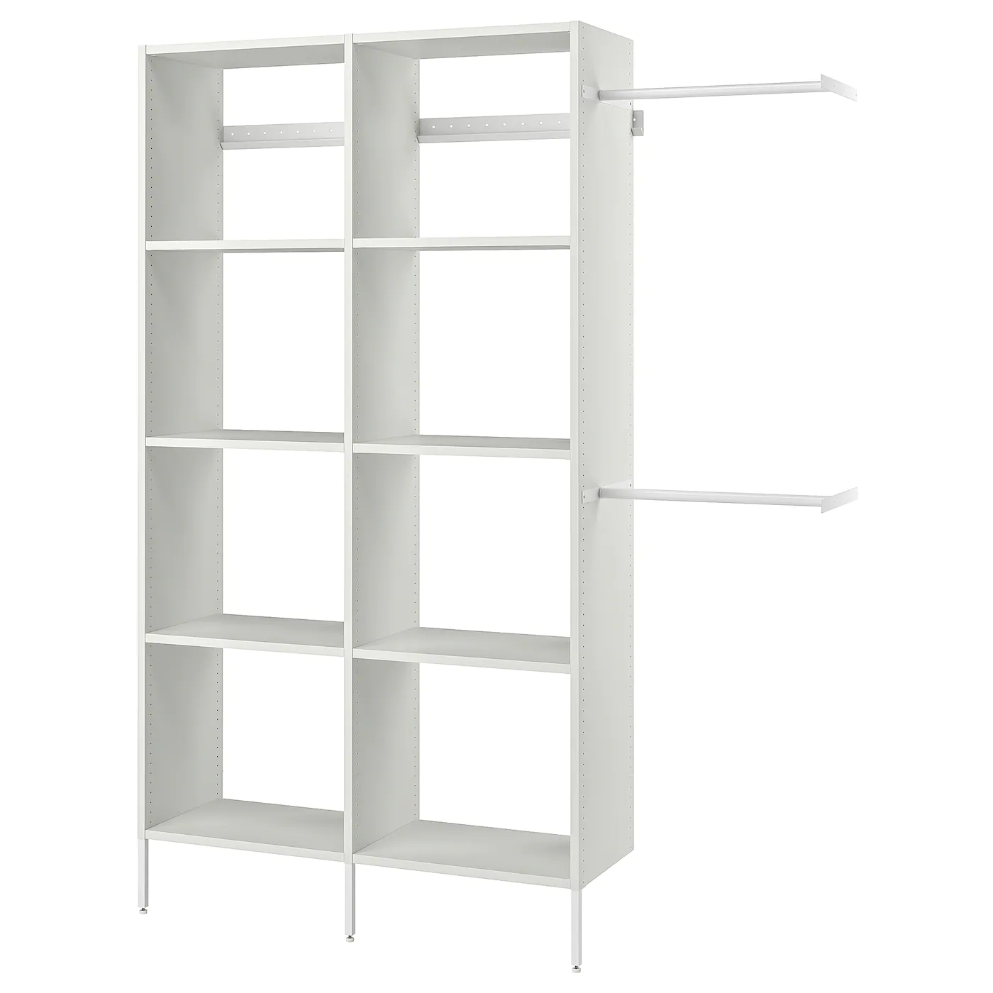 IKEA AURDAL Wardrobe Combination White 70 5/883 5/8x15 3/4x87 "