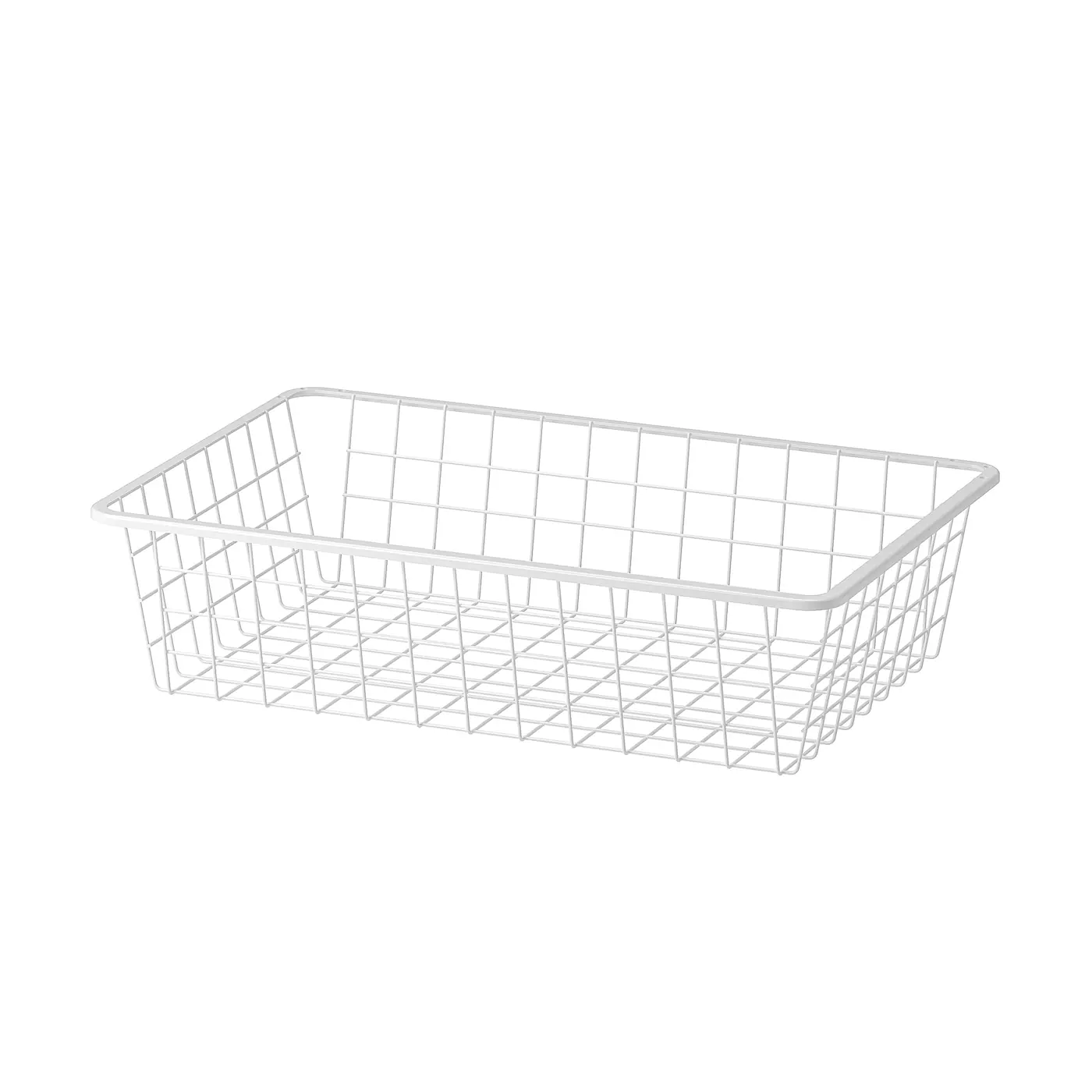 IKEA AURDAL Wire Basket White 22 1/4 "