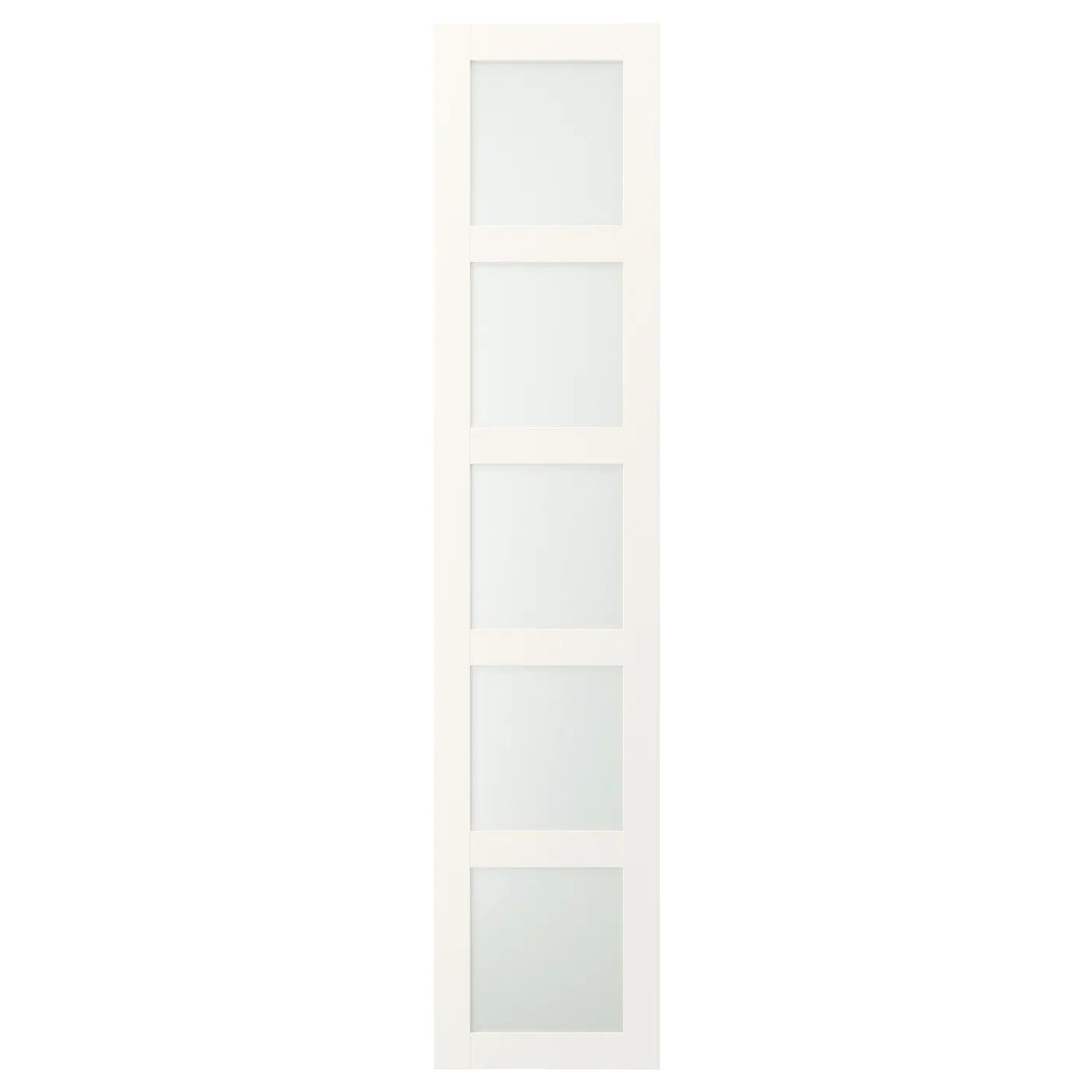 IKEA BERGSBO Door Frosted Glass/white 19 1/2x90 3/8 "