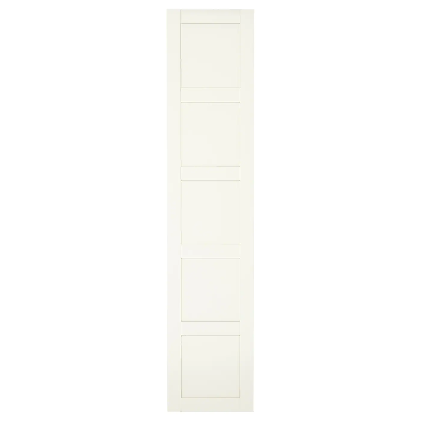 IKEA BERGSBO Door With Hinges White 19 1/2x90 3/8 "