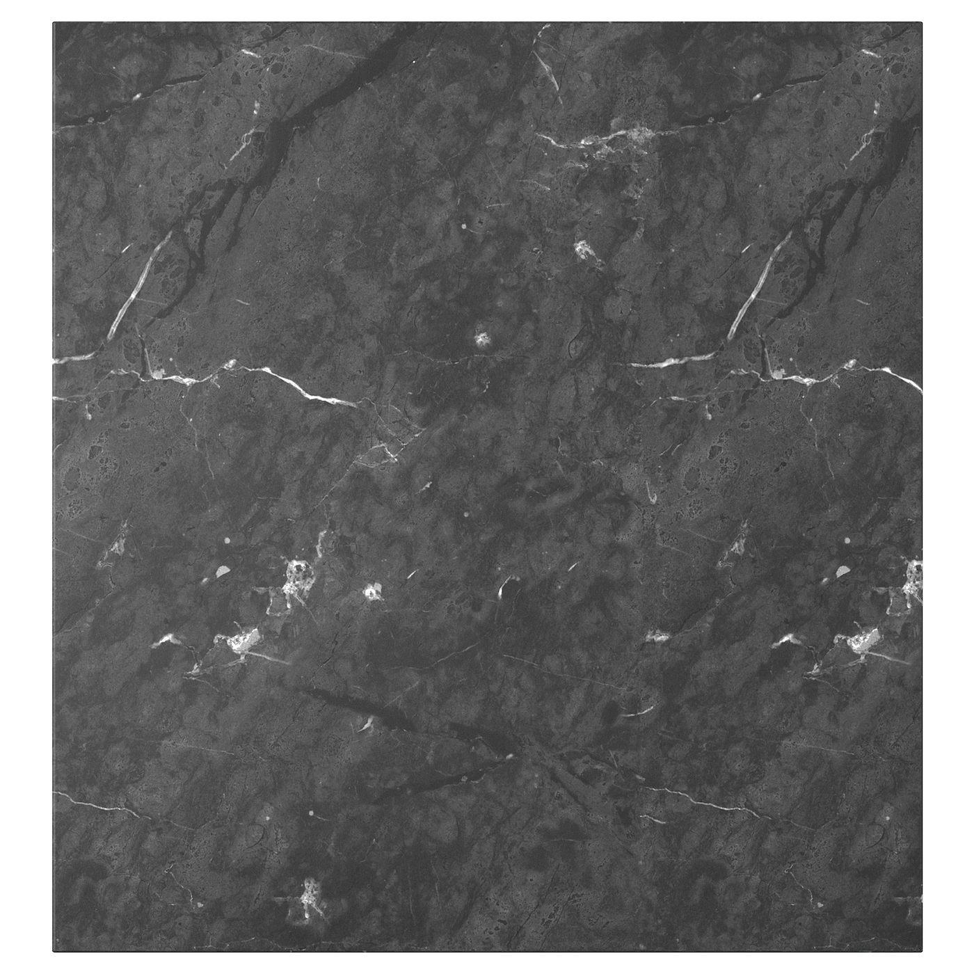 IKEA BERGSVIKEN Door Black Marble Effect 23 5/8x25 1/4 "