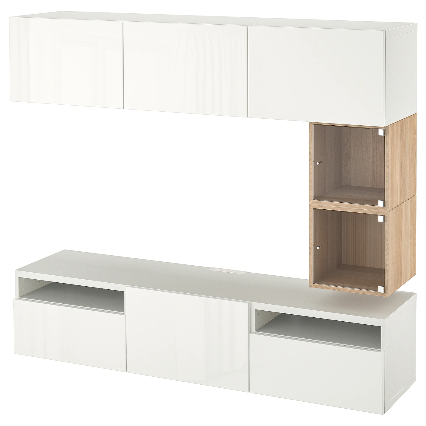 IKEA BESTÅ / EKET TV Bench White/Lappviken White 70 7/8x16 1/2x65 3/8 " 9 IKEA BESTÅ / EKET TV Bench White/Lappviken White 70 7/8x16 1/2x65 3/8 " - Image 7