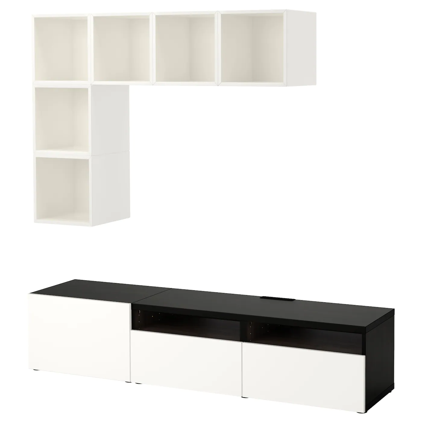 IKEA BESTÅ / EKET TV Storage Combination White/redbrown/light Graybrown 70 7/8x15 3/4x66 7/8 " 11 IKEA BESTÅ / EKET TV Storage Combination White/redbrown/light Graybrown 70 7/8x15 3/4x66 7/8 " - Image 9