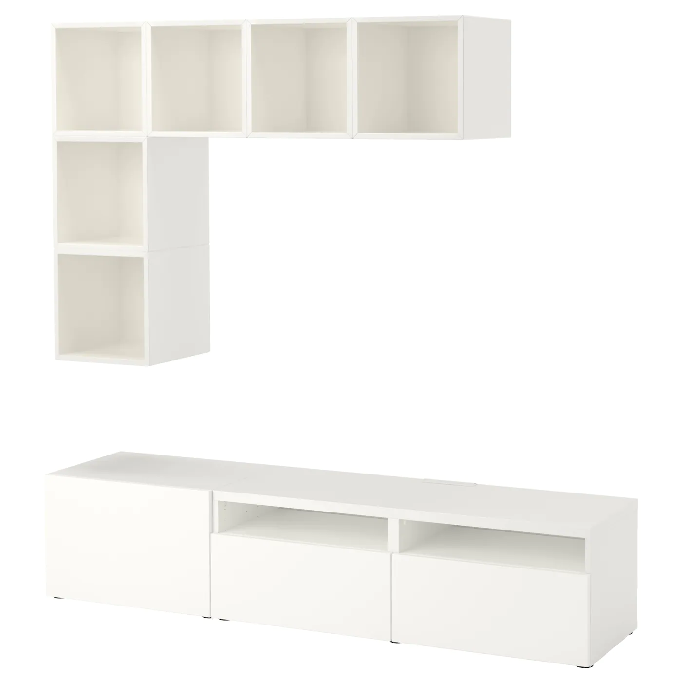IKEA BESTÅ / EKET TV Storage Combination White/highgloss/white 70 7/8x15 3/4x66 7/8 " 7 IKEA BESTÅ / EKET TV Storage Combination White/highgloss/white 70 7/8x15 3/4x66 7/8 " - Image 5
