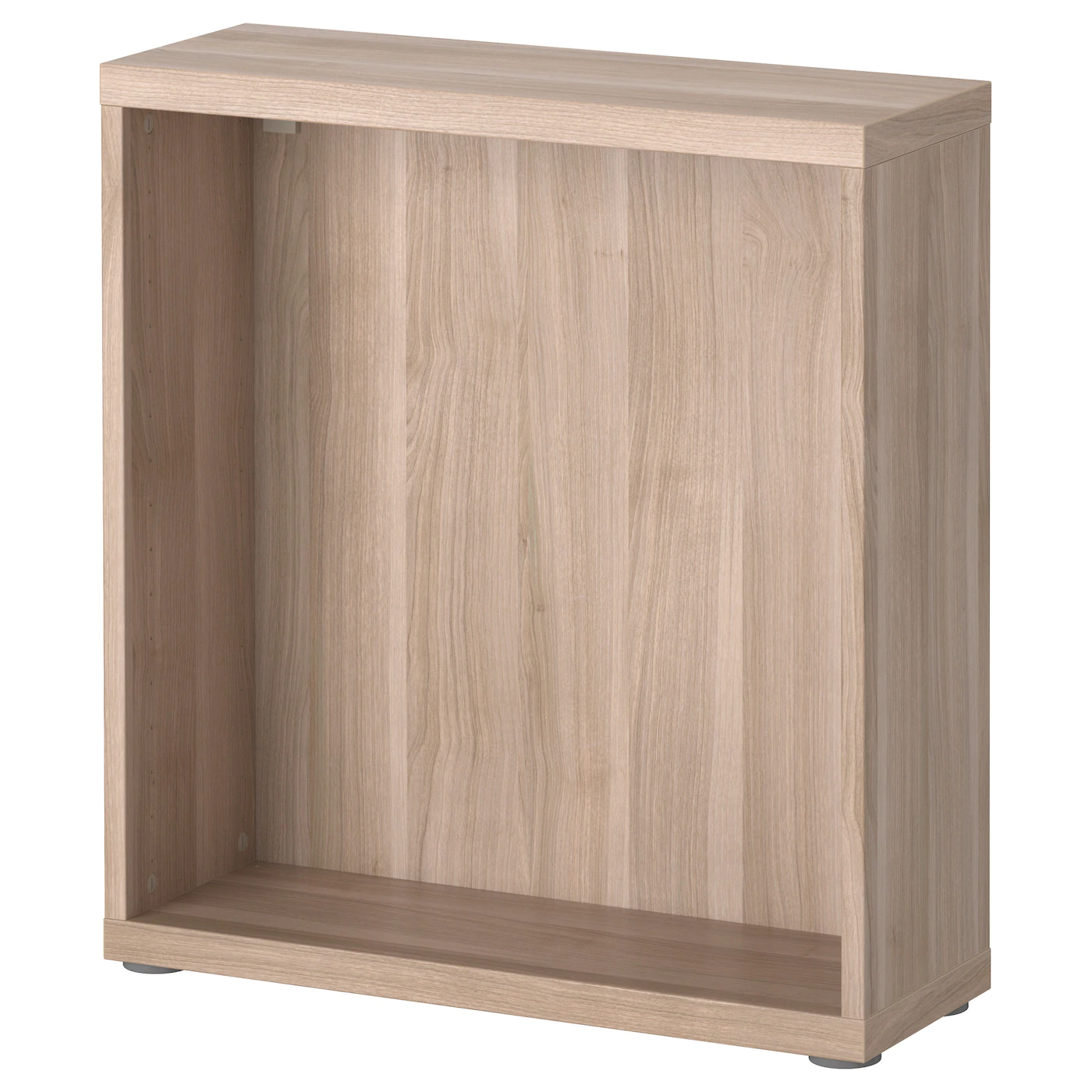 IKEA BESTÅ Frame Walnut Effect Light Gray 23 5/8x7 7/8x25 1/4 "