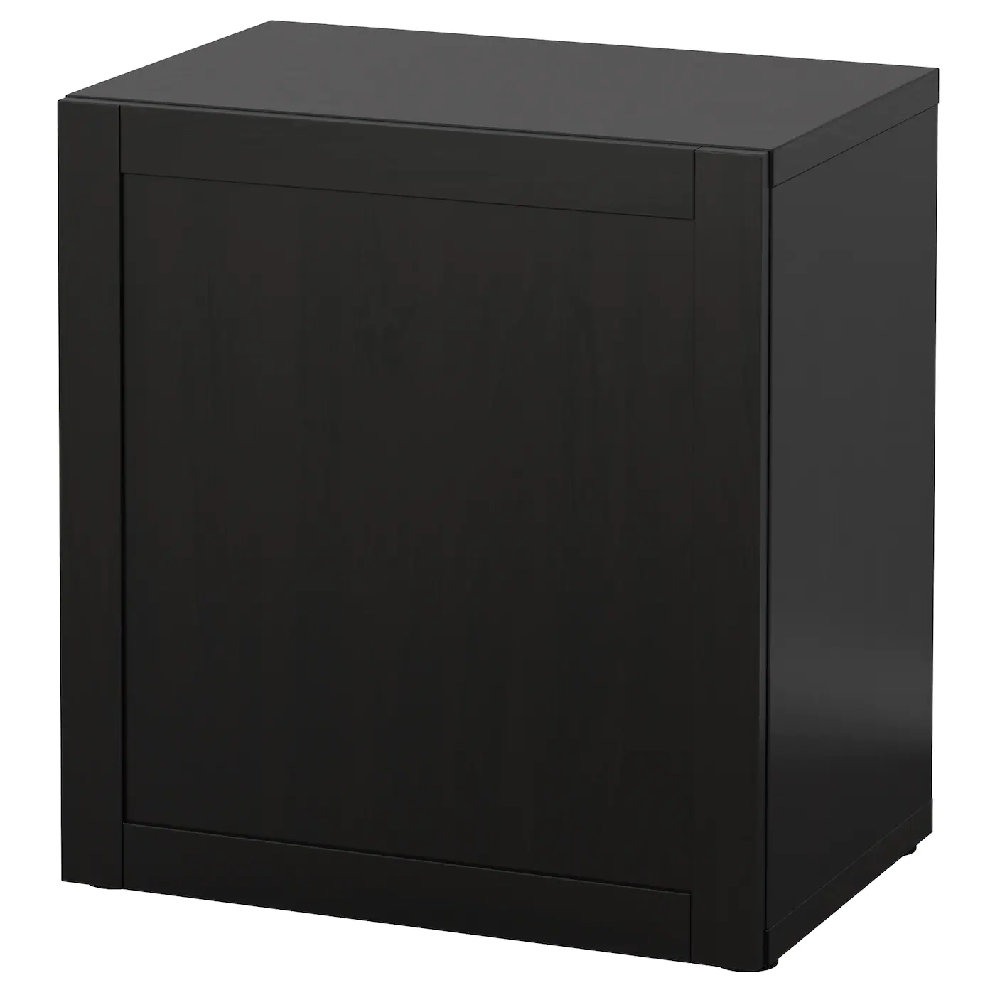 IKEA BESTÅ Shelf Unit With Door Blackbrown/Mörtviken Black 23 5/8x16 1/2x25 1/4 " Blackbrown Hedeviken/dark Brown Stained Oak Veneer 7 IKEA BESTÅ Shelf Unit With Door Blackbrown/Mörtviken Black 23 5/8x16 1/2x25 1/4 " Blackbrown Hedeviken/dark Brown Stained Oak Veneer - Image 5