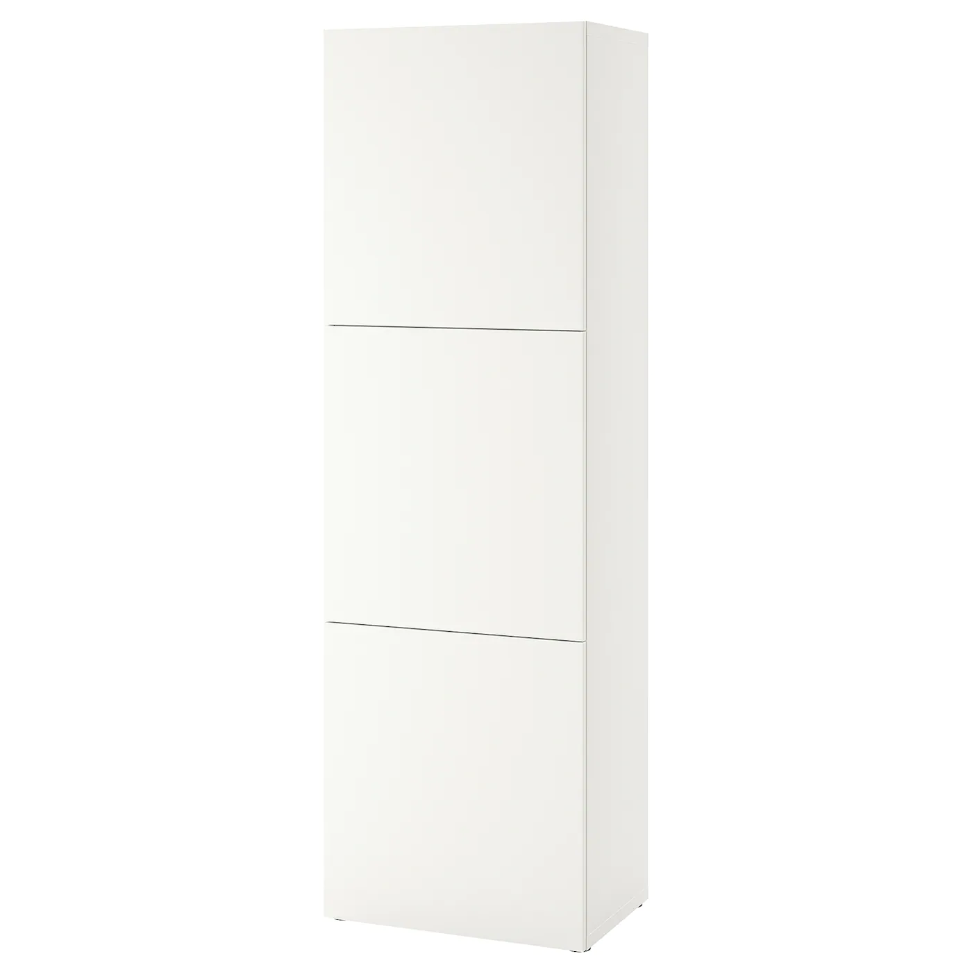 IKEA BESTÅ Shelf Unit With Doors Walnut Effect Light Gray/Lappviken Walnut Effect Light Gray 23 5/8x16 1/2x76 " 7 IKEA BESTÅ Shelf Unit With Doors Walnut Effect Light Gray/Lappviken Walnut Effect Light Gray 23 5/8x16 1/2x76 " - Image 5