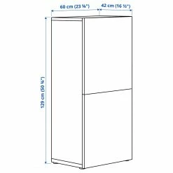 IKEA BESTÅ Shelf Unit With Doors White Lappviken/white 23 5/8x16 1/2x50 3/4 " 9 IKEA BESTÅ Shelf Unit With Doors White Lappviken/white 23 5/8x16 1/2x50 3/4 " -Ikea Storage solution systems Sales besta shelf unit with doors white lappviken white 1109070 pe869796 s5