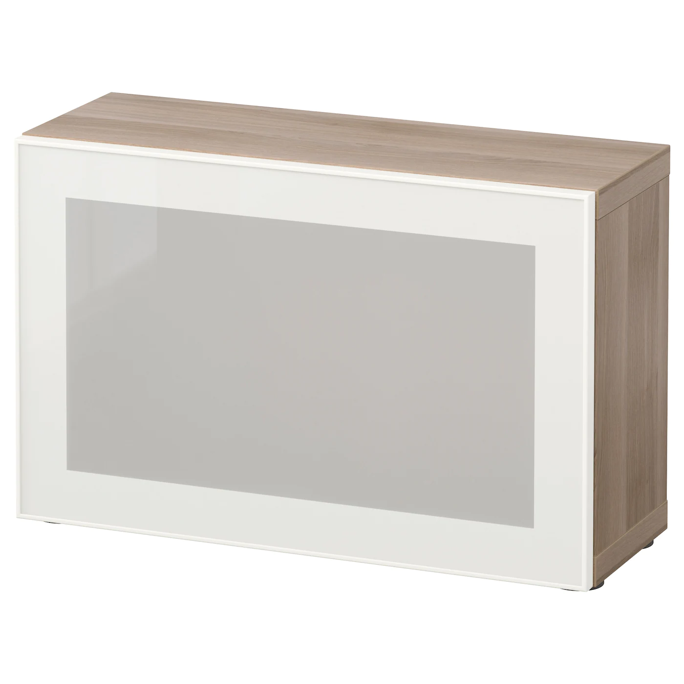 IKEA BESTÅ Shelf Unit With Glass Door White/Sindvik White Clear Glass 23 5/8x8 5/8x15 " Walnut Effect Light Gray/sindvik Gray Stained Walnut Eff Clear Glass 11 IKEA BESTÅ Shelf Unit With Glass Door White/Sindvik White Clear Glass 23 5/8x8 5/8x15 " Walnut Effect Light Gray/sindvik Gray Stained Walnut Eff Clear Glass - Image 9
