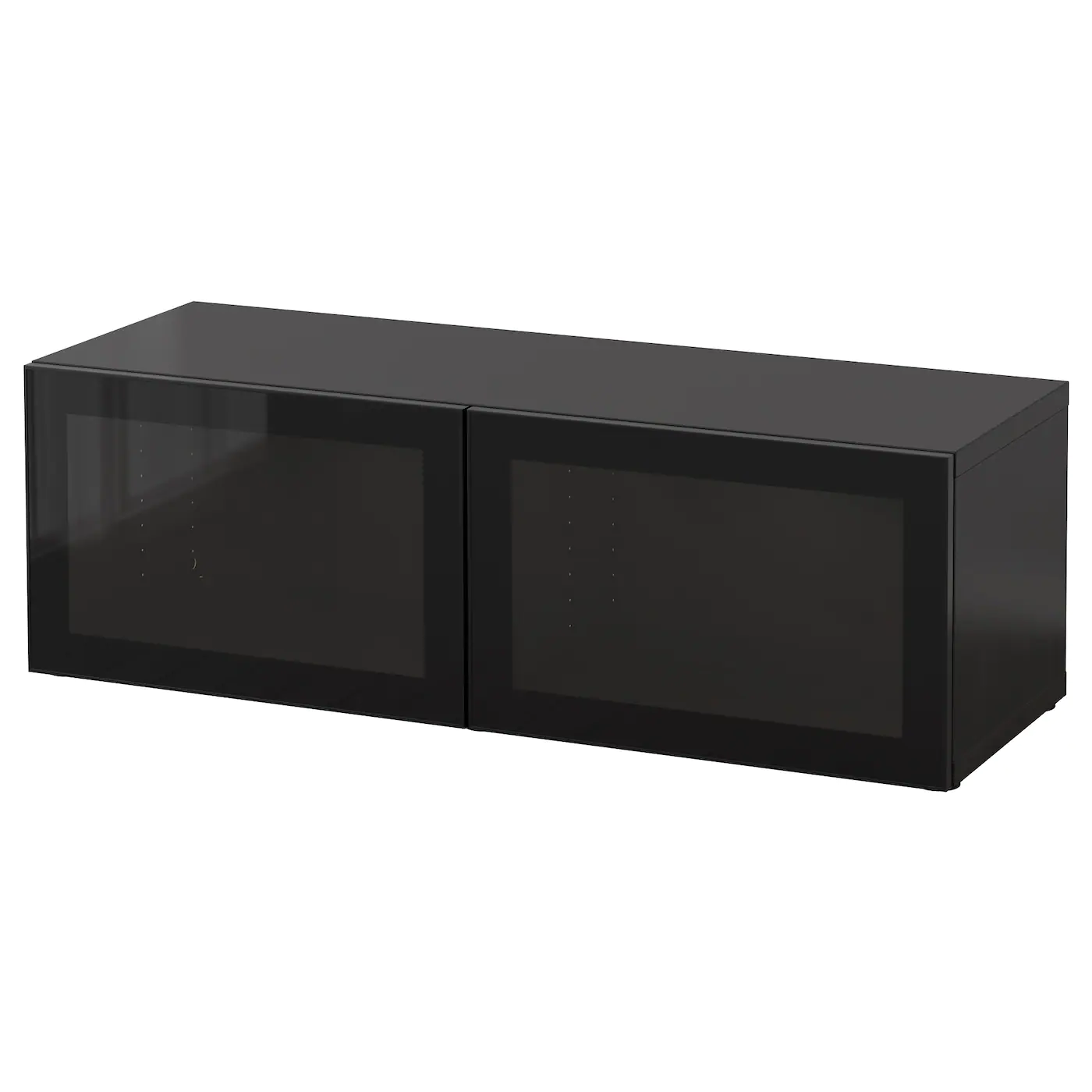IKEA BESTÅ Shelf Unit With Glass Doors White/Glassvik White/frosted Glass 47 1/4x16 1/2x15 " Blackbrown/sindvik Blackbrown Clear Glass 5 IKEA BESTÅ Shelf Unit With Glass Doors White/Glassvik White/frosted Glass 47 1/4x16 1/2x15 " Blackbrown/sindvik Blackbrown Clear Glass - Image 3