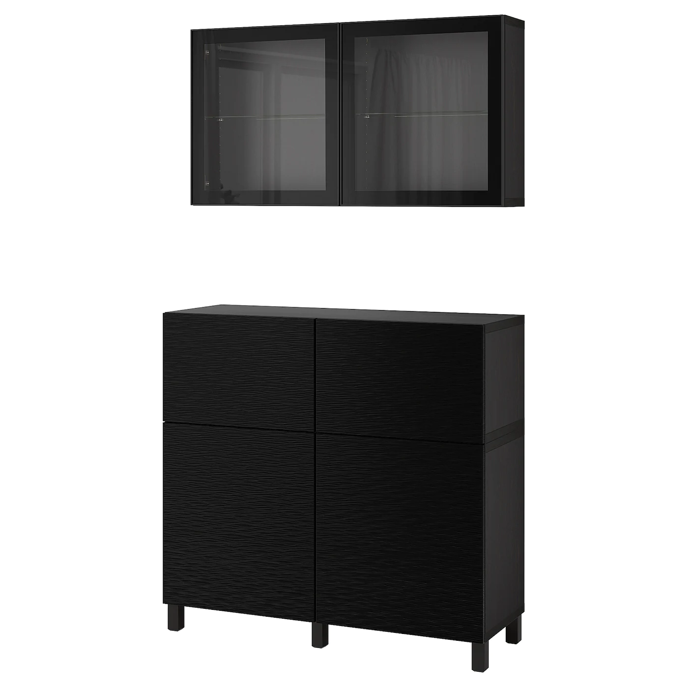 IKEA BESTÅ Storage Combination W Doors/drawers White Bergsviken/Stubbarp/black Marble Effect 47 1/4x16 1/2x83 7/8 " Blackbrown/selsviken/stubbarp High Gloss/black Clear Glass 13 IKEA BESTÅ Storage Combination W Doors/drawers White Bergsviken/Stubbarp/black Marble Effect 47 1/4x16 1/2x83 7/8 " Blackbrown/selsviken/stubbarp High Gloss/black Clear Glass - Image 11