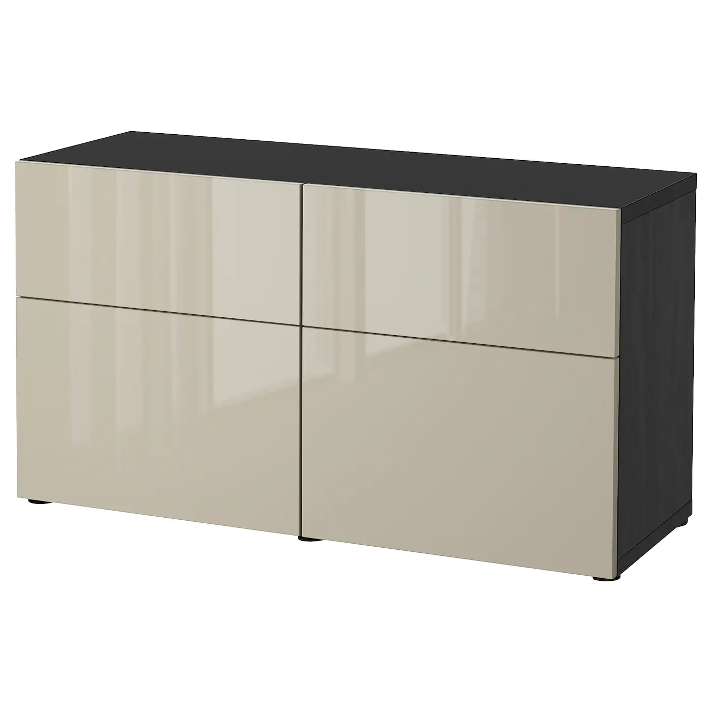 IKEA BESTÅ Storage Combination W Doors/drawers Blackbrown/Hanviken Blackbrown 47 1/4x16 1/2x25 5/8 " 13 IKEA BESTÅ Storage Combination W Doors/drawers Blackbrown/Hanviken Blackbrown 47 1/4x16 1/2x25 5/8 " - Image 11