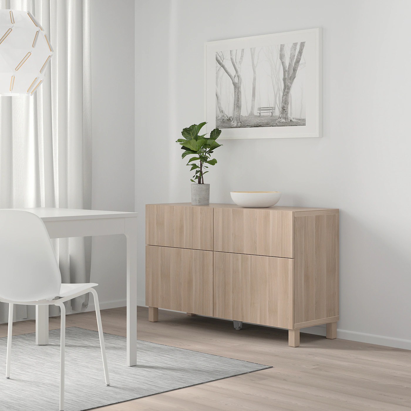 IKEA BESTÅ Storage Combination W Doors/drawers Walnut Effect Light Gray/Lappviken/Stubbarp Walnut Effect Light Gray 47 1/4x16 1/2x29 1/8 " Blackbrown/hanviken/stubbarp Blackbrown 8 IKEA BESTÅ Storage Combination W Doors/drawers Walnut Effect Light Gray/Lappviken/Stubbarp Walnut Effect Light Gray 47 1/4x16 1/2x29 1/8 " Blackbrown/hanviken/stubbarp Blackbrown - Image 6