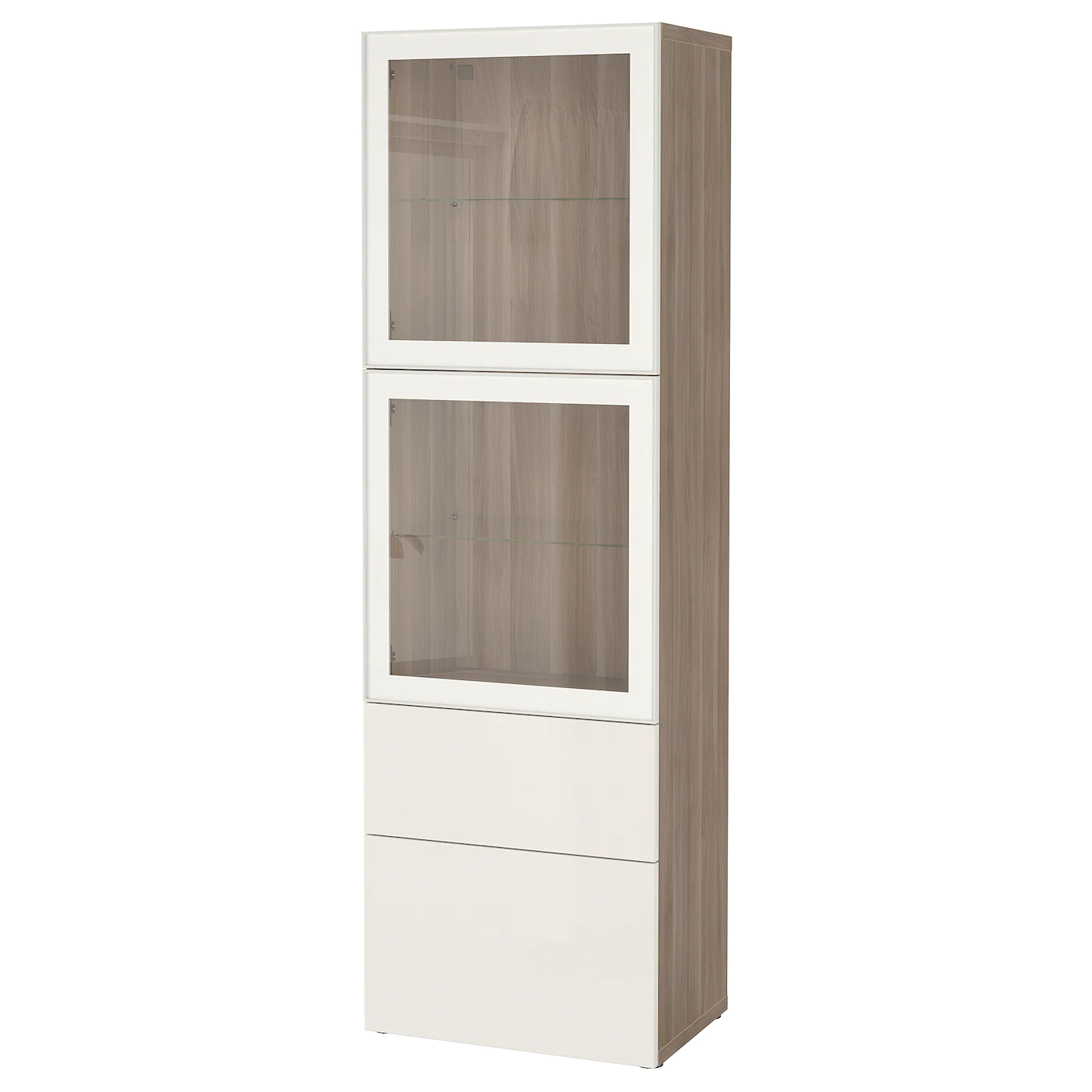 IKEA BESTÅ Storage Combination W/glass Doors Blackbrown/Lappviken Blackbrown Clear Glass 23 5/8x16 1/2x76 " 15 IKEA BESTÅ Storage Combination W/glass Doors Blackbrown/Lappviken Blackbrown Clear Glass 23 5/8x16 1/2x76 " - Image 13