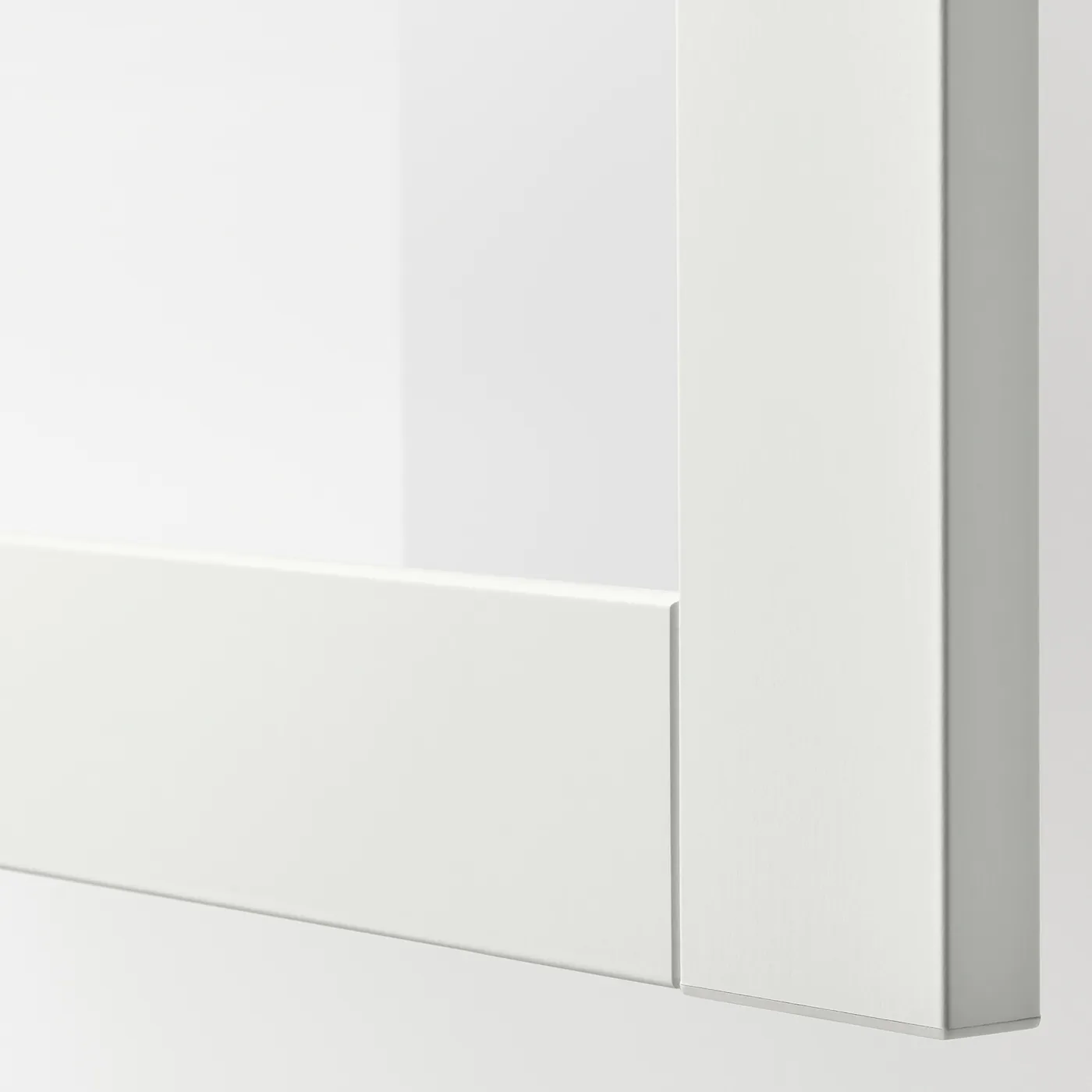 IKEA BESTÅ Storage Combination W/glass Doors White/Sutterviken/Kabbarp White Clear Glass 23 5/8x16 1/2x79 1/2 " Blackbrown/selsviken High Gloss/black Clear Glass 6 IKEA BESTÅ Storage Combination W/glass Doors White/Sutterviken/Kabbarp White Clear Glass 23 5/8x16 1/2x79 1/2 " Blackbrown/selsviken High Gloss/black Clear Glass - Image 4