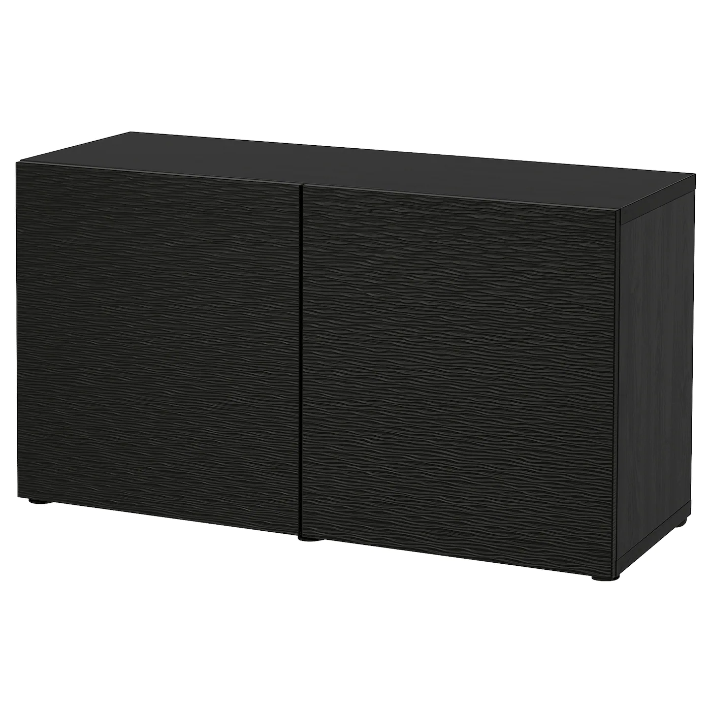 IKEA BESTÅ Storage Combination With Doors White/Selsviken Highgloss/beige 47 1/4x16 1/2x25 5/8 " Blackbrown/laxviken Black 11 IKEA BESTÅ Storage Combination With Doors White/Selsviken Highgloss/beige 47 1/4x16 1/2x25 5/8 " Blackbrown/laxviken Black - Image 9