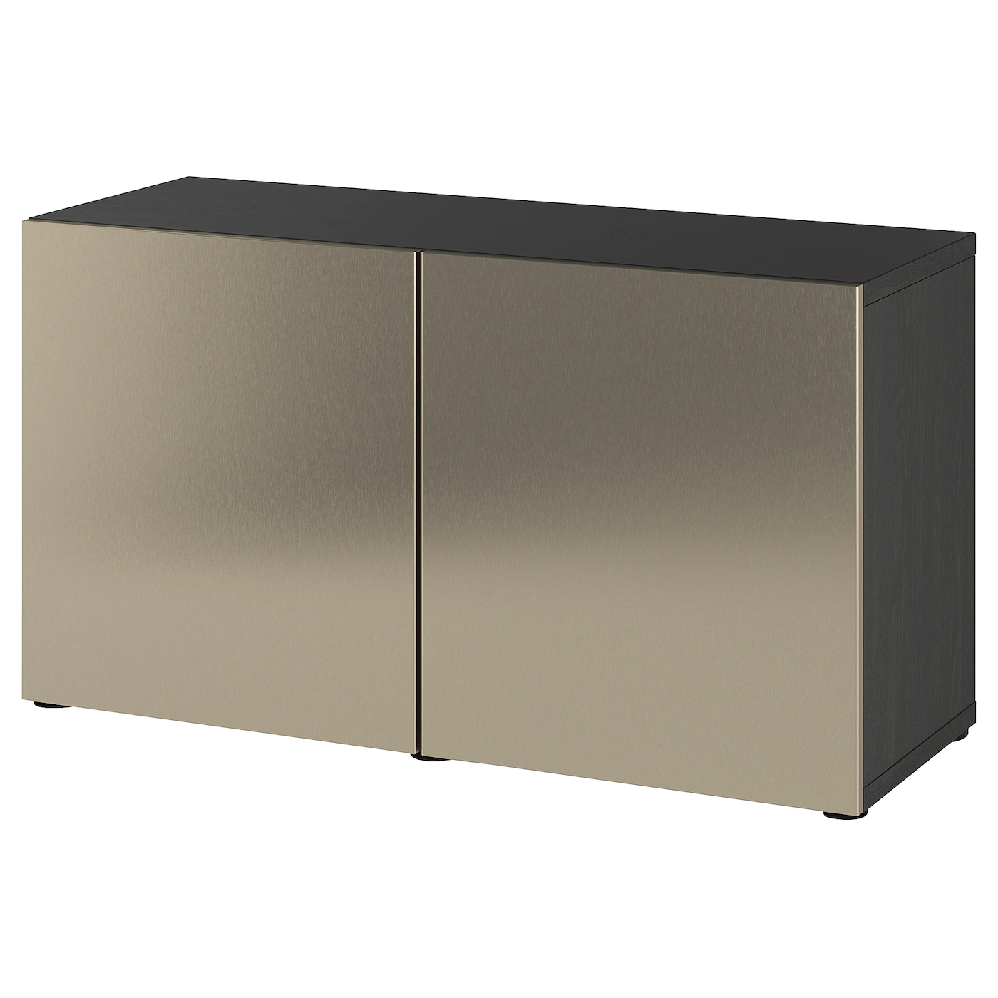 IKEA BESTÅ Storage Combination With Doors Walnut Effect Light Gray/Laxviken Black 47 1/4x16 1/2x25 5/8 " Blackbrown/lappviken Blackbrown 12 IKEA BESTÅ Storage Combination With Doors Walnut Effect Light Gray/Laxviken Black 47 1/4x16 1/2x25 5/8 " Blackbrown/lappviken Blackbrown - Image 10