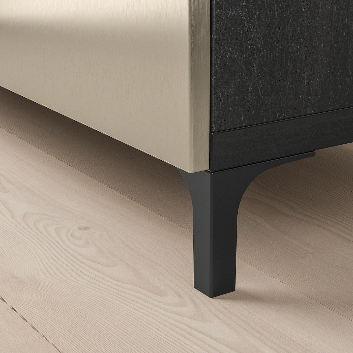 IKEA BESTÅ Storage Combination With Doors Blackbrown/Riksviken/Nannarp Light Bronze Effect 47 1/4x16 1/2x29 1/8 " Blackbrown Björköviken/stubbarp/brown Stained Oak Veneer 9 IKEA BESTÅ Storage Combination With Doors Blackbrown/Riksviken/Nannarp Light Bronze Effect 47 1/4x16 1/2x29 1/8 " Blackbrown Björköviken/stubbarp/brown Stained Oak Veneer - Image 7