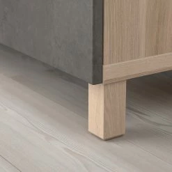 IKEA BESTÅ Storage Combination With Doors Walnut Effect Light Gray Kallviken/Stubbarp/dark Gray Concrete Effect 70 7/8x16 1/2x29 1/8 " Blackbrown Kallviken/stubbarp/dark Gray Concrete Effect -Ikea Storage solution systems Sales besta storage combination with doors walnut effect light gray kallviken stubbarp dark gray concrete effect 0741210 pe742271 s5