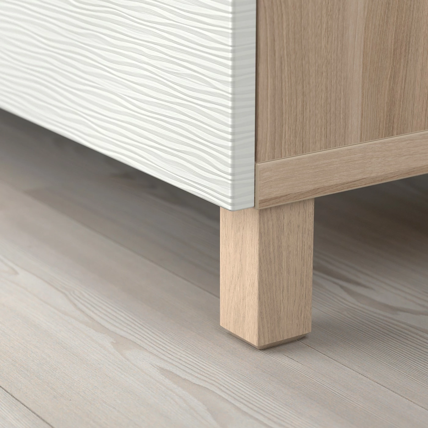 IKEA BESTÅ Storage Combination With Doors Walnut Effect Light Gray/Laxviken/Stubbarp White 70 7/8x16 1/2x29 1/8 " Blackbrown/hanviken Blackbrown 9 IKEA BESTÅ Storage Combination With Doors Walnut Effect Light Gray/Laxviken/Stubbarp White 70 7/8x16 1/2x29 1/8 " Blackbrown/hanviken Blackbrown - Image 7