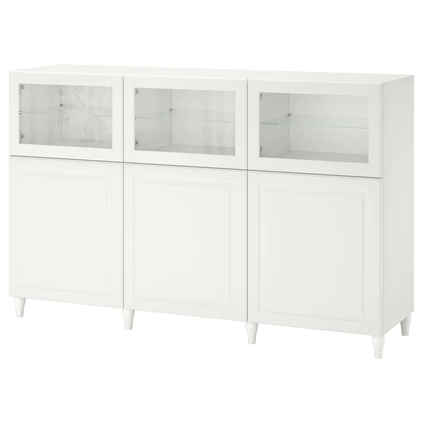 IKEA BESTÅ Storage Combination With Doors White/Smeviken/Kabbarp White Clear Glass 70 7/8x16 1/2x44 1/8 " White Laxviken/glassvik White Clear Glass 2 IKEA BESTÅ Storage Combination With Doors White/Smeviken/Kabbarp White Clear Glass 70 7/8x16 1/2x44 1/8 " White Laxviken/glassvik White Clear Glass -Ikea Storage solution systems Sales besta storage combination with doors white smeviken kabbarp white clear glass 0898709 pe782602 s5