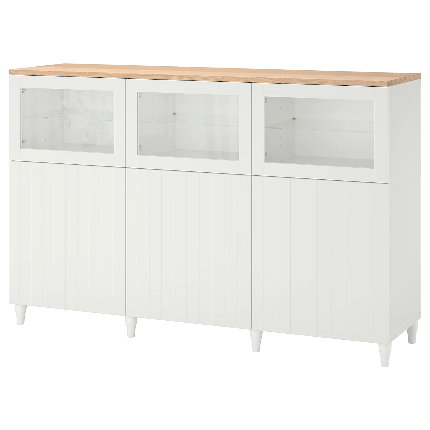 IKEA BESTÅ Storage Combination With Doors White/Smeviken/Kabbarp White Clear Glass 70 7/8x16 1/2x44 7/8 " 11 IKEA BESTÅ Storage Combination With Doors White/Smeviken/Kabbarp White Clear Glass 70 7/8x16 1/2x44 7/8 " - Image 9