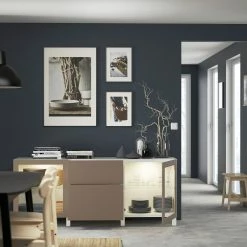 IKEA BESTÅ Storage Combination With Drawers White Lappviken/Stubbarp/light Graybrown Clear Glass 70 7/8x16 1/2x29 1/8 " Blackbrown/hanviken Blackbrown 17 IKEA BESTÅ Storage Combination With Drawers White Lappviken/Stubbarp/light Graybrown Clear Glass 70 7/8x16 1/2x29 1/8 " Blackbrown/hanviken Blackbrown -Ikea Storage solution systems Sales besta storage combination with drawers white lappviken stubbarp light gray brown clear glass 0996272 pe822222 s5 1