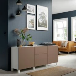 IKEA BESTÅ Storage Combination With Drawers White Lappviken/Stubbarp/light Graybrown 70 7/8x16 1/2x29 1/8 " Blackbrown Lappviken/sindvik/stubbarp Blackbrown Clear Glass 18 IKEA BESTÅ Storage Combination With Drawers White Lappviken/Stubbarp/light Graybrown 70 7/8x16 1/2x29 1/8 " Blackbrown Lappviken/sindvik/stubbarp Blackbrown Clear Glass -Ikea Storage solution systems Sales besta storage combination with drawers white lappviken stubbarp light gray brown 0995260 pe821684 s5