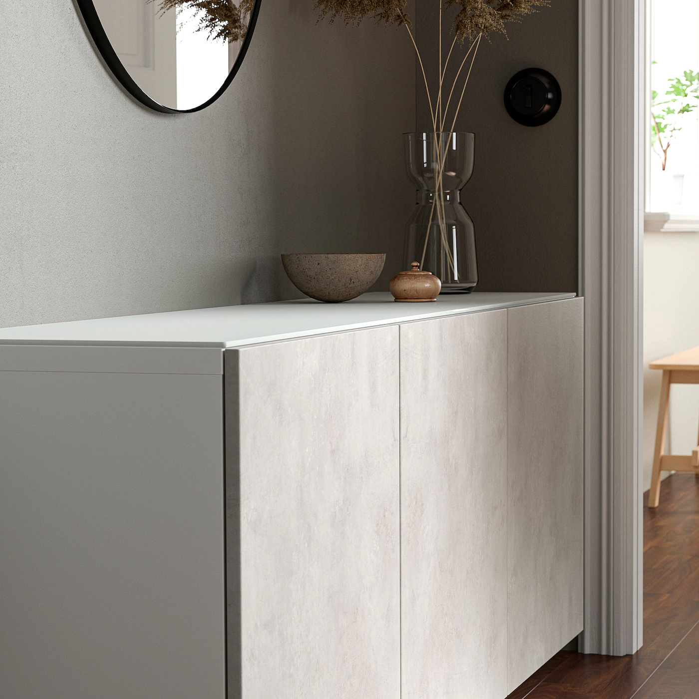 IKEA BESTÅ Top Panel Glass White 70 7/8x15 3/4 " 4 IKEA BESTÅ Top Panel Glass White 70 7/8x15 3/4 " - Image 2