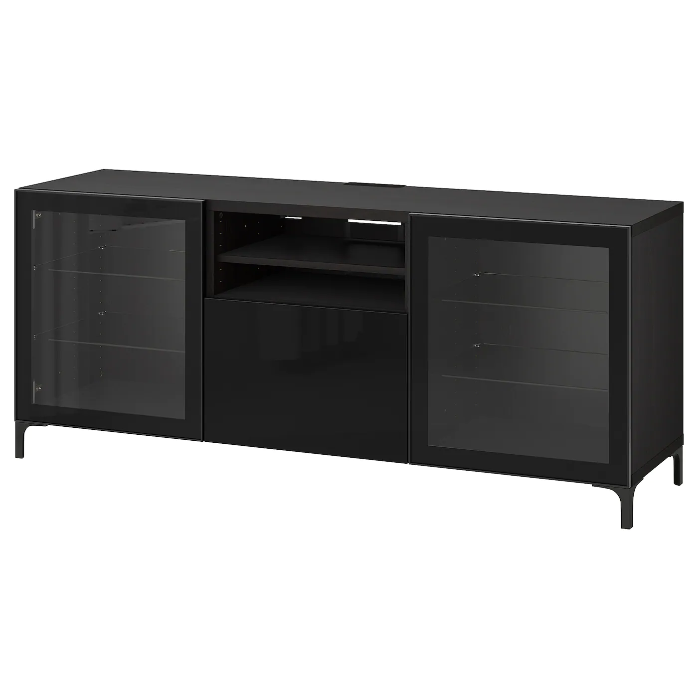 IKEA BESTÅ TV Unit With Drawers Blackbrown/Selsviken/Nannarp High Gloss/brown Clear Glass 70 7/8x16 1/2x29 1/8 " Blackbrown/lappviken/stubbarp Sindvik 9 IKEA BESTÅ TV Unit With Drawers Blackbrown/Selsviken/Nannarp High Gloss/brown Clear Glass 70 7/8x16 1/2x29 1/8 " Blackbrown/lappviken/stubbarp Sindvik - Image 7