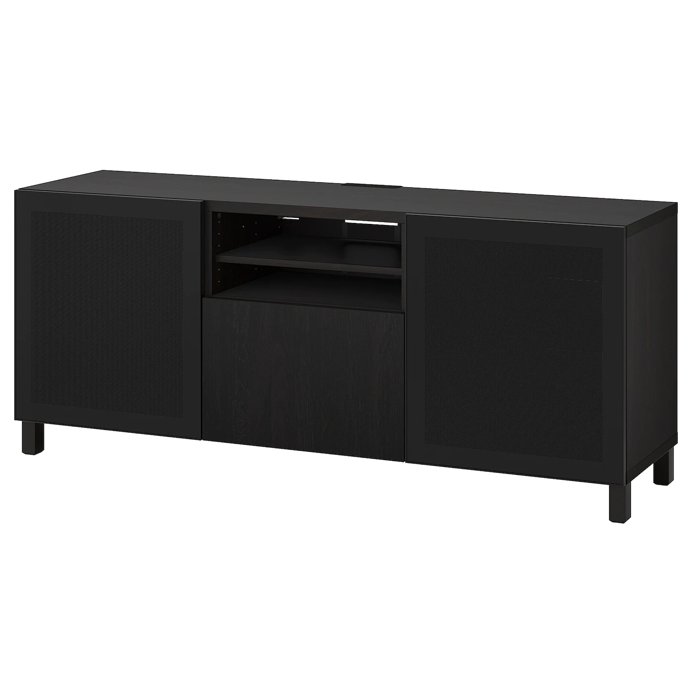 IKEA BESTÅ TV Unit With Drawers Walnut Effect Light Gray/Selsviken/Nannarp High Gloss/beige Frosted Glass 70 7/8x16 1/2x29 1/8 " Blackbrown Glassvik/selsviken/nannarp Black 10 IKEA BESTÅ TV Unit With Drawers Walnut Effect Light Gray/Selsviken/Nannarp High Gloss/beige Frosted Glass 70 7/8x16 1/2x29 1/8 " Blackbrown Glassvik/selsviken/nannarp Black - Image 8