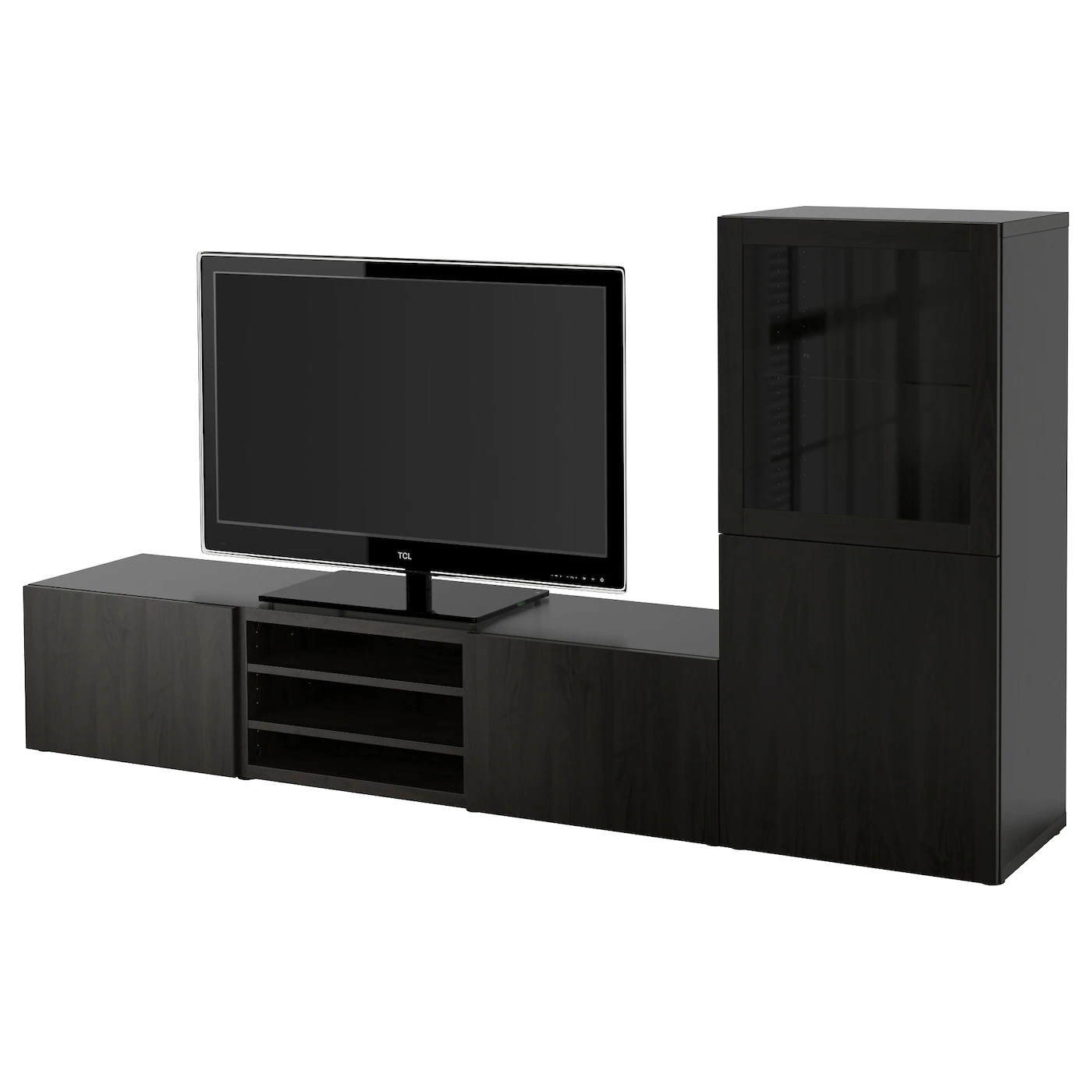 IKEA BESTÅ TV Storage Combination/glass Doors Blackbrown/Selsviken High Gloss/black Smoked Glass 94 1/2x16 1/2x50 3/4 " Blackbrown/selsviken High Gloss/beige Smoked Glass 16 IKEA BESTÅ TV Storage Combination/glass Doors Blackbrown/Selsviken High Gloss/black Smoked Glass 94 1/2x16 1/2x50 3/4 " Blackbrown/selsviken High Gloss/beige Smoked Glass - Image 14