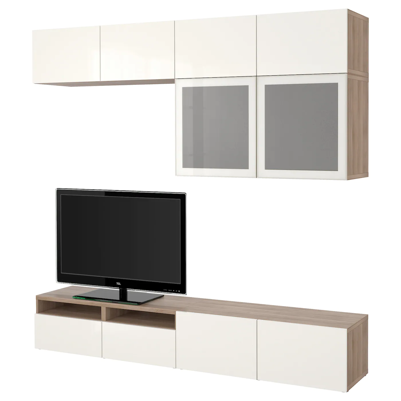 IKEA BESTÅ TV Storage Combination/glass Doors Walnut Effect Light Gray/Selsviken Highgloss/white Frosted Glass 94 1/2x16 1/2x91 " Blackbrown/selsviken High Gloss/beige Smoked Glass 1 IKEA BESTÅ TV Storage Combination/glass Doors Walnut Effect Light Gray/Selsviken Highgloss/white Frosted Glass 94 1/2x16 1/2x91 " Blackbrown/selsviken High Gloss/beige Smoked Glass -Ikea Storage solution systems Sales besta tv storage combination glass doors walnut effect light gray selsviken high gloss white frosted glass 0344382 pe535570 s5