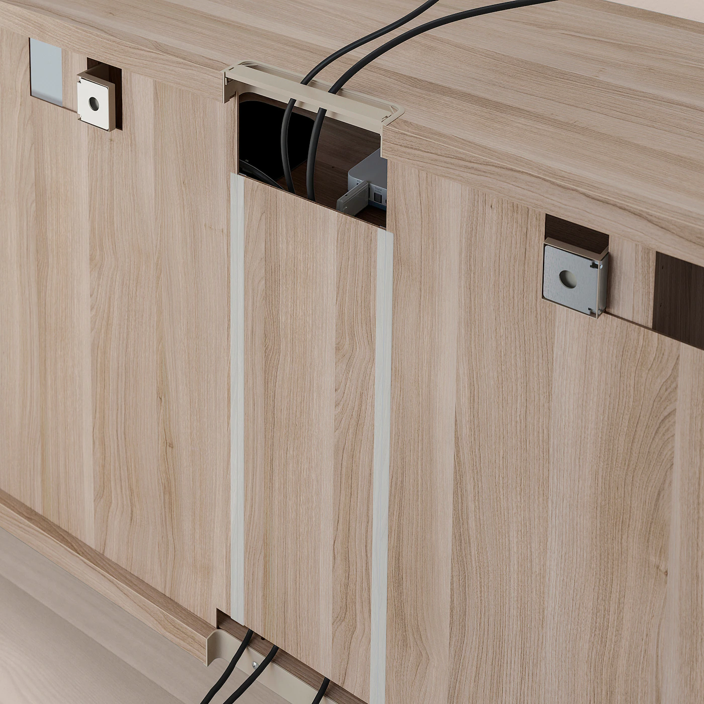 IKEA BESTÅ TV Storage Combination/glass Doors Walnut Effect Light Gray/Selsviken Highgloss/white Frosted Glass 70 7/8x16 1/2x75 5/8 " Blackbrown/hanviken Blackbrown Clear Glass 12 IKEA BESTÅ TV Storage Combination/glass Doors Walnut Effect Light Gray/Selsviken Highgloss/white Frosted Glass 70 7/8x16 1/2x75 5/8 " Blackbrown/hanviken Blackbrown Clear Glass - Image 10