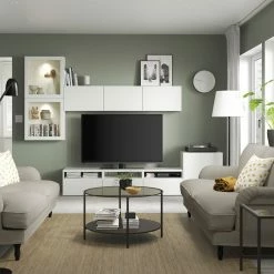 IKEA BESTÅ TV Storage Combination/glass Doors White/Lappviken White Clear Glass 118 1/8x16 1/2x83 1/8 " Blackbrown Lappviken/light Graybrown Clear Glass 23 IKEA BESTÅ TV Storage Combination/glass Doors White/Lappviken White Clear Glass 118 1/8x16 1/2x83 1/8 " Blackbrown Lappviken/light Graybrown Clear Glass -Ikea Storage solution systems Sales besta tv storage combination glass doors white lappviken white clear glass 0992203 pe819864 s5