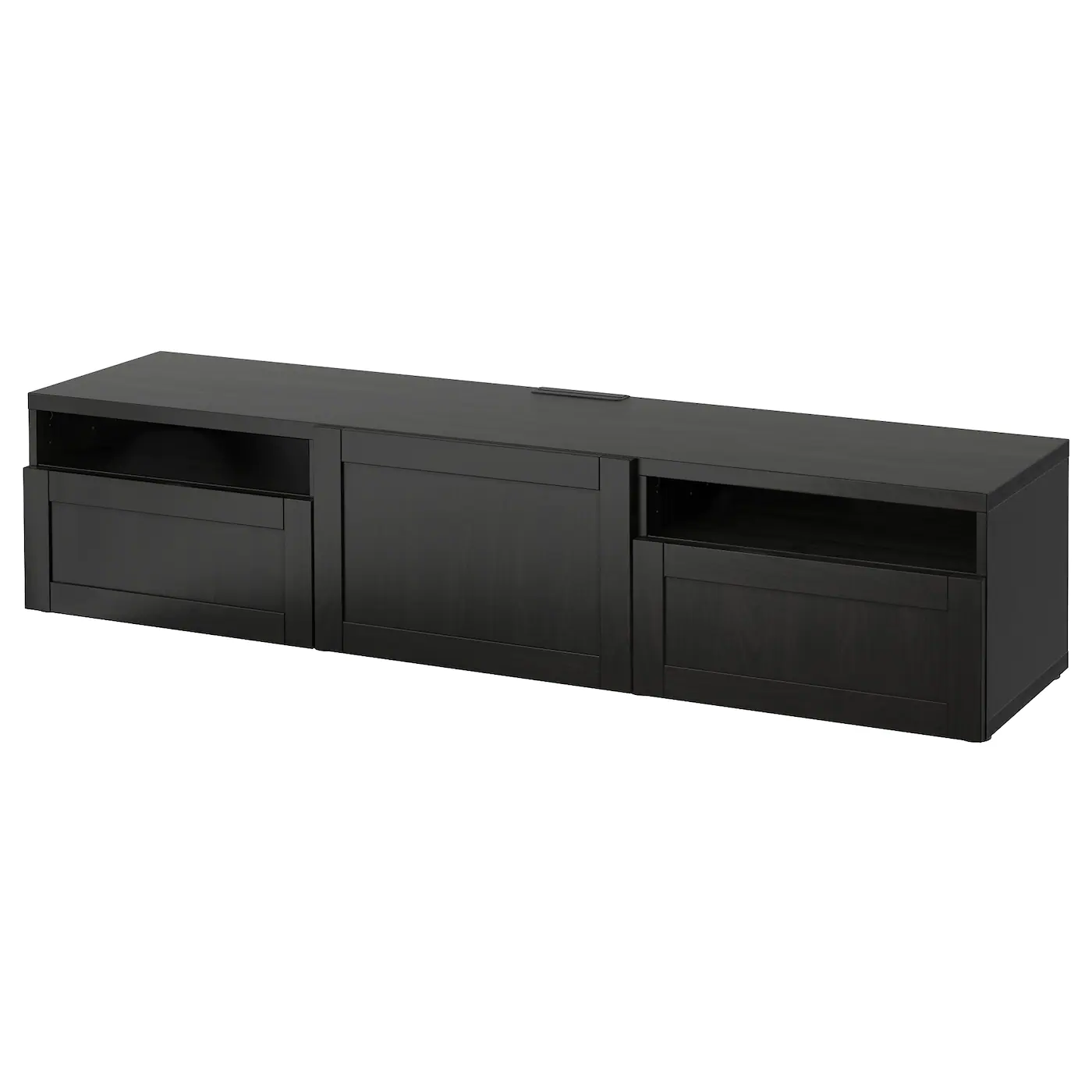 IKEA BESTÅ TV Unit With Drawers And Door Blackbrown/Timmerviken Black 70 7/8x16 1/2x15 3/8 " Blackbrown/lappviken Blackbrown 13 IKEA BESTÅ TV Unit With Drawers And Door Blackbrown/Timmerviken Black 70 7/8x16 1/2x15 3/8 " Blackbrown/lappviken Blackbrown - Image 11
