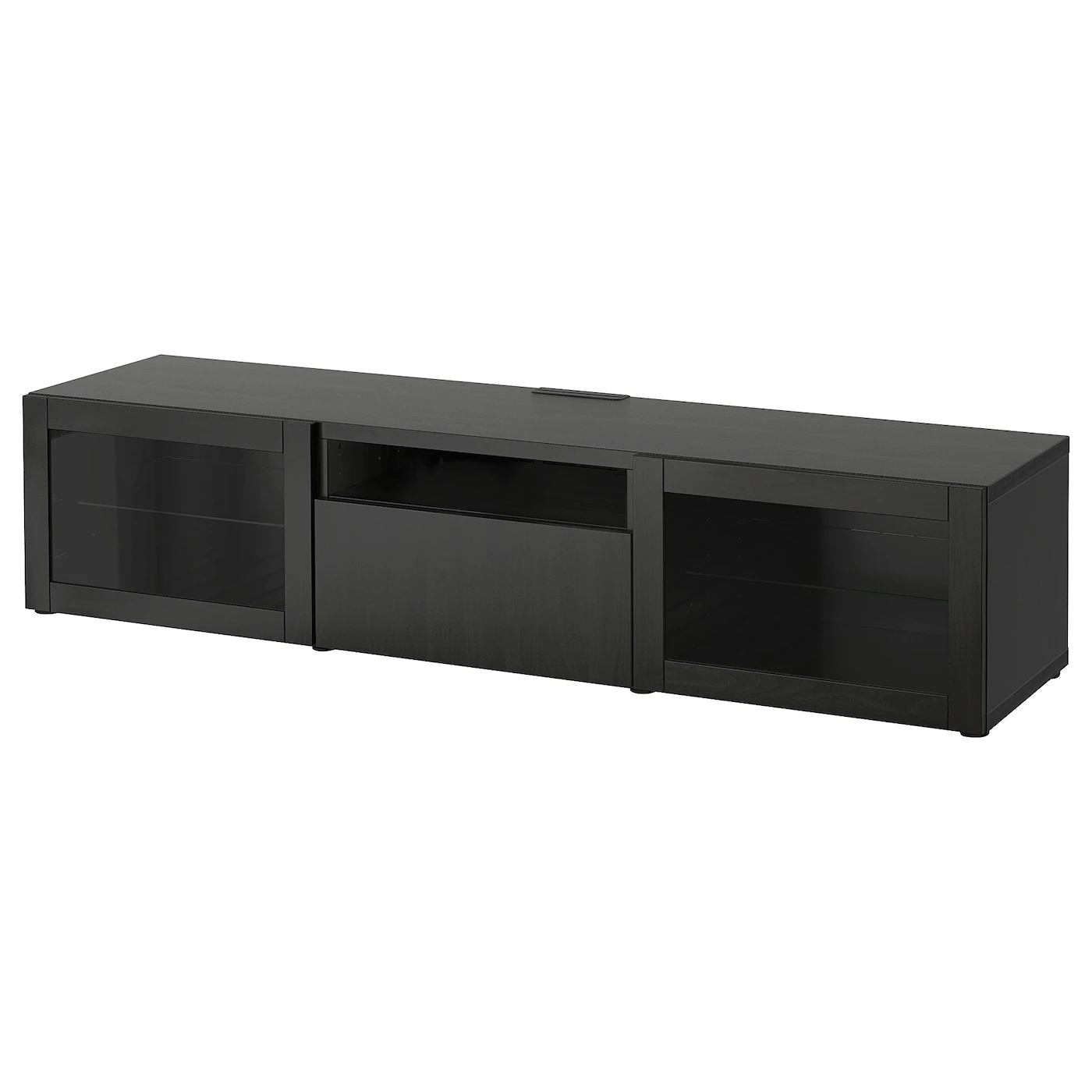 IKEA BESTÅ TV Unit White/Smeviken/Kabbarp White 70 7/8x16 1/2x18 7/8 " Blackbrown/selsviken High Gloss/black Clear Glass 16 IKEA BESTÅ TV Unit White/Smeviken/Kabbarp White 70 7/8x16 1/2x18 7/8 " Blackbrown/selsviken High Gloss/black Clear Glass - Image 14