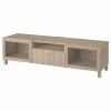 IKEA BESTÅ TV Unit Walnut Effect Light Gray/Lappviken/Stubbarp Gray Stained Walnut Eff Clear Glass 70 7/8x16 1/2x18 7/8 " Blackbrown/selsviken High Gloss/black Clear Glass -Ikea Storage solution systems Sales besta tv unit walnut effect light gray lappviken stubbarp gray stained walnut eff clear glass 0642060 pe700867 s5