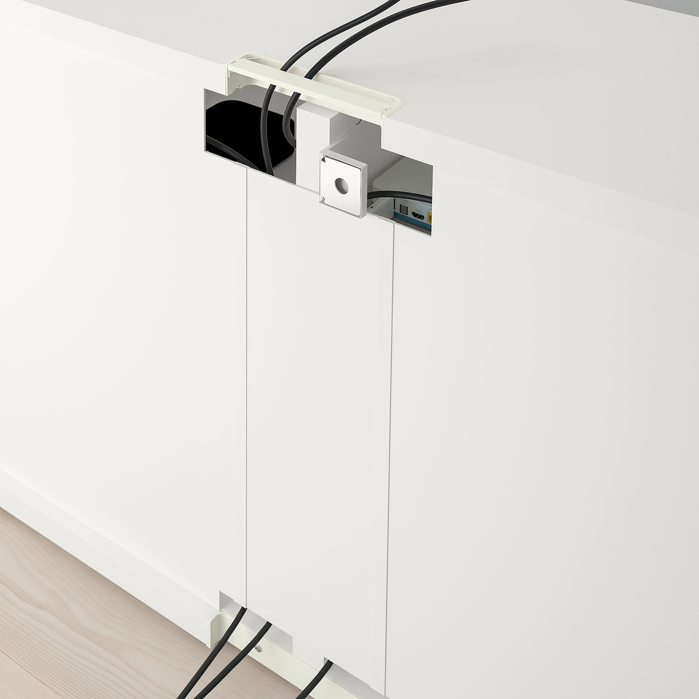 IKEA BESTÅ TV Unit White 47 1/4x15 3/4x25 1/4 " 5 IKEA BESTÅ TV Unit White 47 1/4x15 3/4x25 1/4 " - Image 3