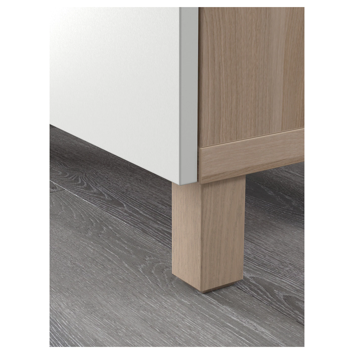 IKEA BESTÅ TV Unit With Doors Walnut Effect Light Gray/Lappviken/Stubbarp White 47 1/4x16 1/2x29 1/8 " Blackbrown/hanviken/stubbarp Blackbrown 6 IKEA BESTÅ TV Unit With Doors Walnut Effect Light Gray/Lappviken/Stubbarp White 47 1/4x16 1/2x29 1/8 " Blackbrown/hanviken/stubbarp Blackbrown - Image 4