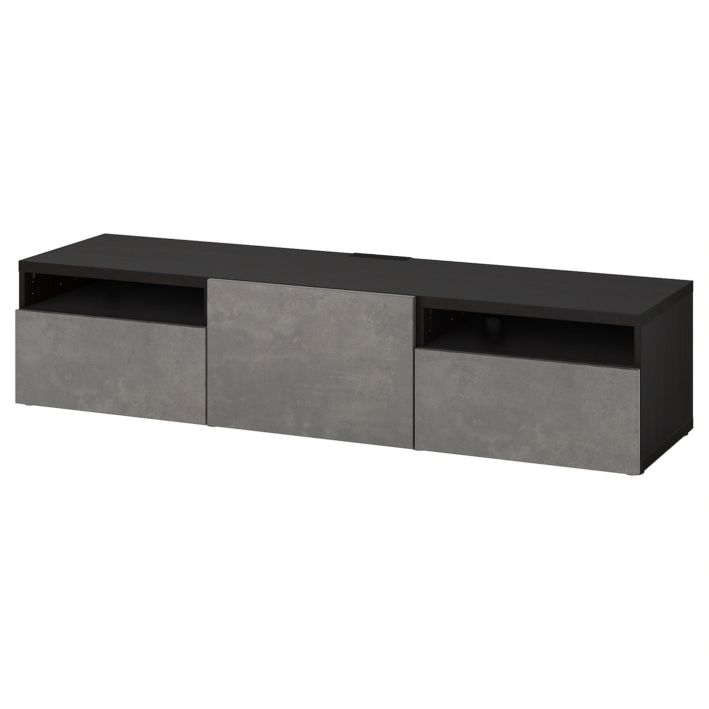 IKEA BESTÅ TV Unit With Drawers And Door White/Kallviken Dark Gray 70 7/8x16 1/2x15 3/8 " Blackbrown/kallviken Dark Gray 15 IKEA BESTÅ TV Unit With Drawers And Door White/Kallviken Dark Gray 70 7/8x16 1/2x15 3/8 " Blackbrown/kallviken Dark Gray - Image 13