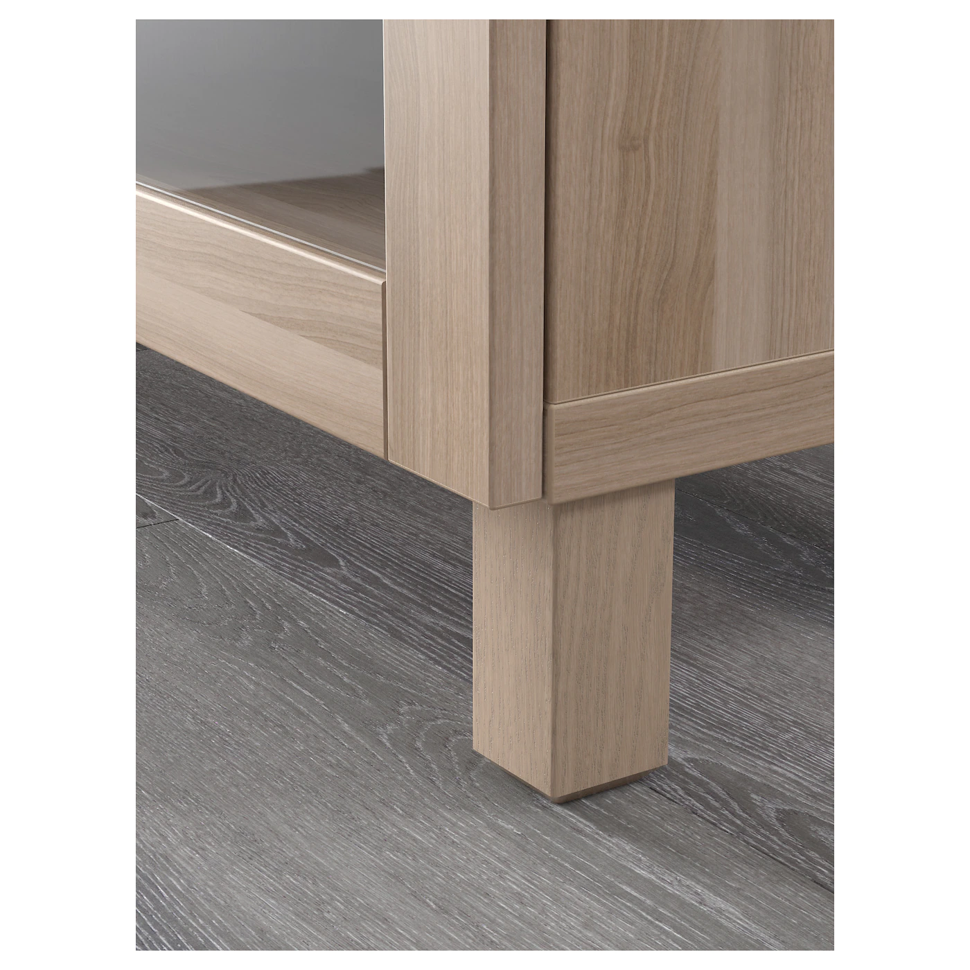 IKEA BESTÅ TV Unit With Drawers Lappviken/Sindvik Gray Stained Walnut Eff Clear Glass 70 7/8x15 3/4x29 1/8 " Blackbrown Glassvik/selsviken/nannarp Black 6 IKEA BESTÅ TV Unit With Drawers Lappviken/Sindvik Gray Stained Walnut Eff Clear Glass 70 7/8x15 3/4x29 1/8 " Blackbrown Glassvik/selsviken/nannarp Black - Image 4