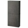 IKEA BESTÅ Wall Cabinet With 2 Doors Blackbrown Kallviken/dark Gray Concrete Effect 23 5/8x8 5/8x50 3/8 " -Ikea Storage solution systems Sales besta wall cabinet with 2 doors black brown kallviken dark gray concrete effect 0493876 pe626543 s5 15