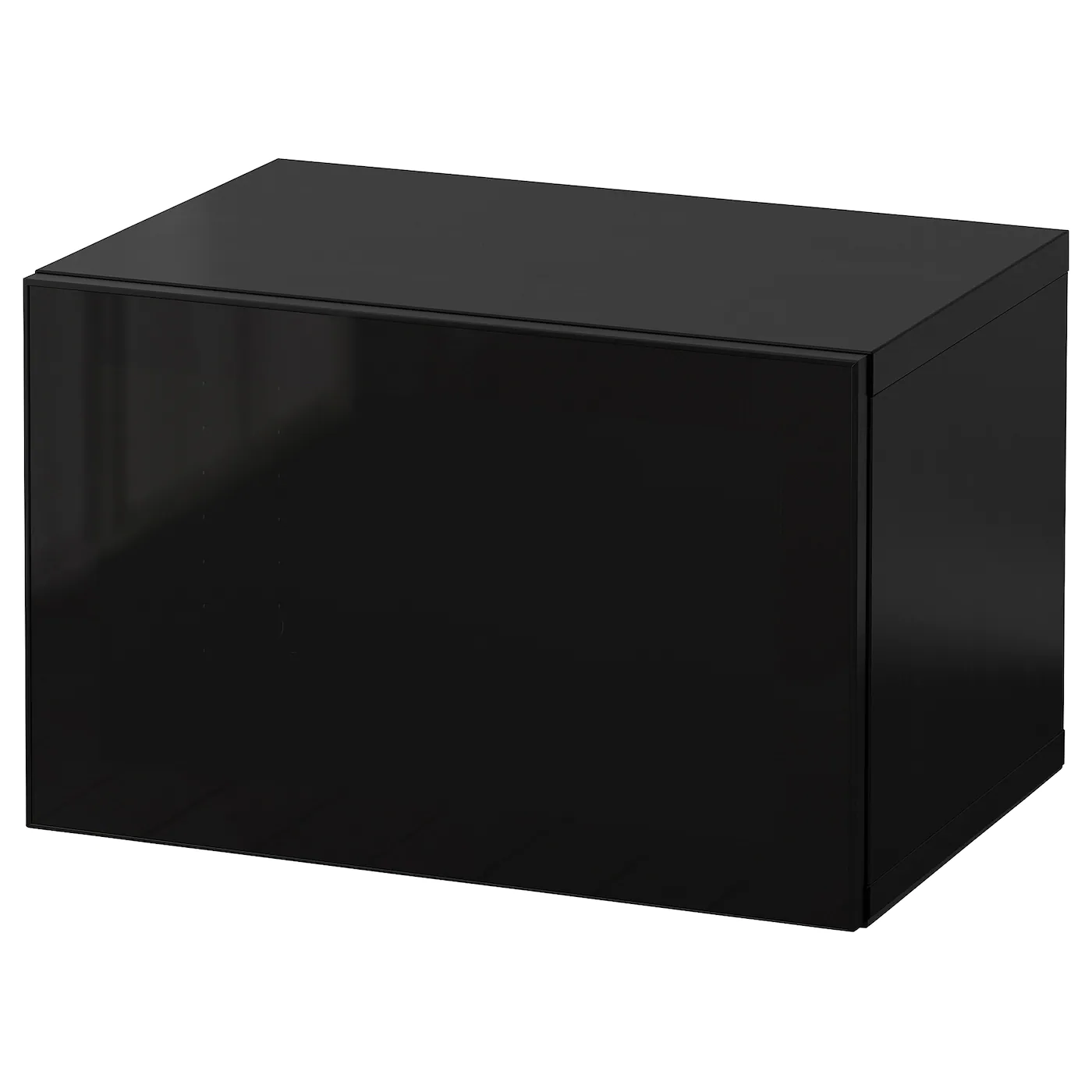 IKEA BESTÅ Wallmounted Cabinet Combination Blackbrown/Sindvik Blackbrown Clear Glass 23 5/8x16 1/2x15 " 6 IKEA BESTÅ Wallmounted Cabinet Combination Blackbrown/Sindvik Blackbrown Clear Glass 23 5/8x16 1/2x15 " - Image 4