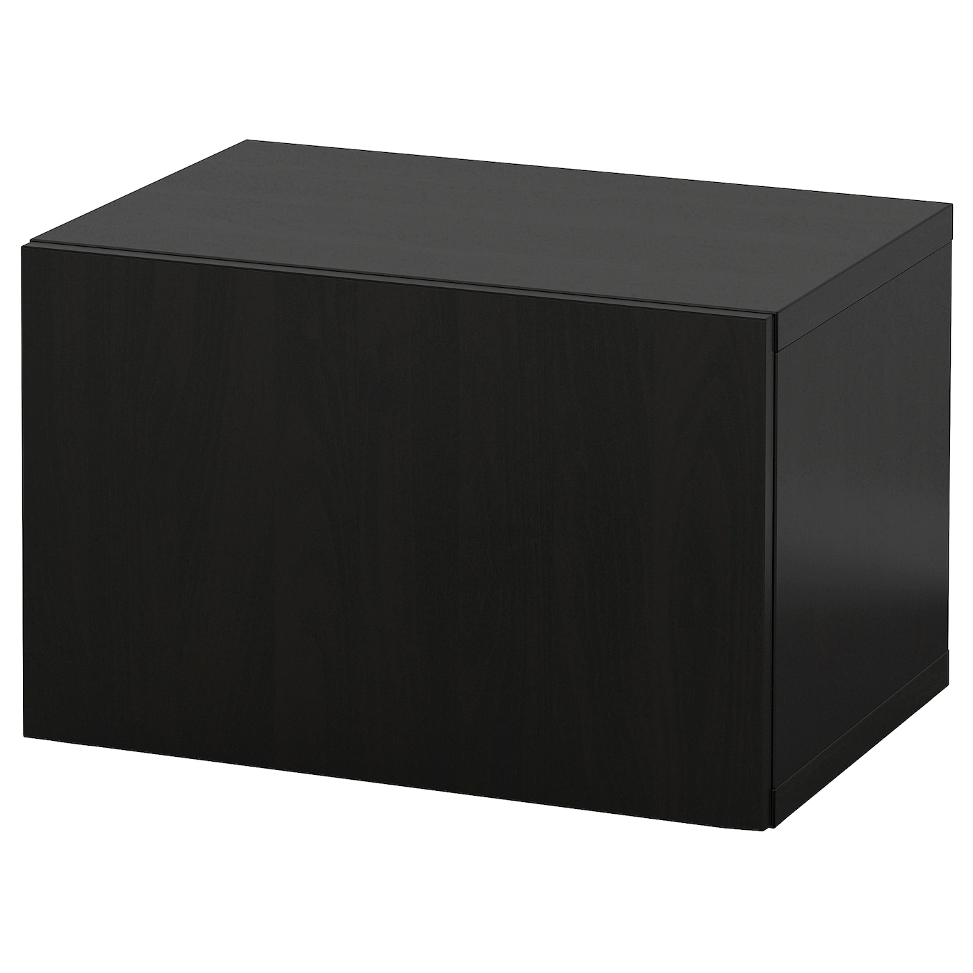 IKEA BESTÅ Wallmounted Cabinet Combination Blackbrown/Mörtviken Black 23 5/8x16 1/2x15 " White Hedeviken/oak Veneer 8 IKEA BESTÅ Wallmounted Cabinet Combination Blackbrown/Mörtviken Black 23 5/8x16 1/2x15 " White Hedeviken/oak Veneer - Image 6