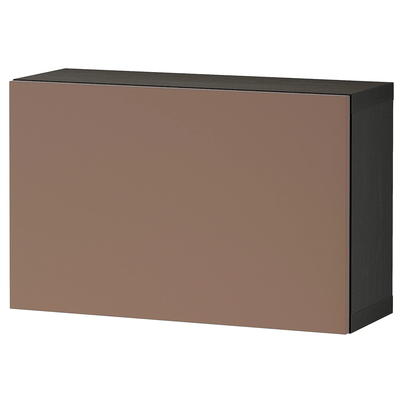 IKEA BESTÅ Wallmounted Cabinet Combination Blackbrown Hedeviken/dark Brown Stained Oak Veneer 23 5/8x8 5/8x15 " 8 IKEA BESTÅ Wallmounted Cabinet Combination Blackbrown Hedeviken/dark Brown Stained Oak Veneer 23 5/8x8 5/8x15 " - Image 6