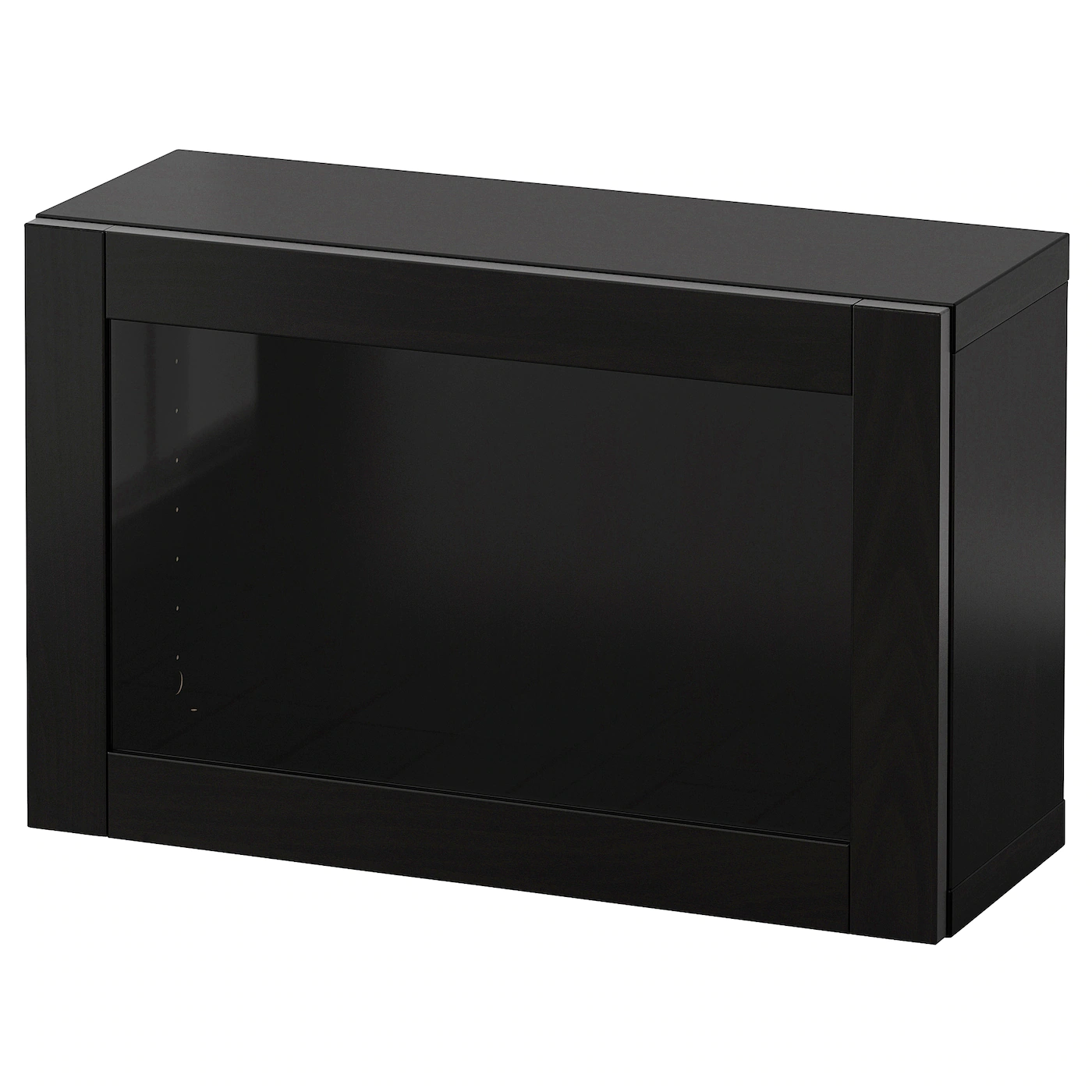 IKEA BESTÅ Wallmounted Cabinet Combination Blackbrown Glassvik/black Smoked Glass 23 5/8x8 5/8x15 " 7 IKEA BESTÅ Wallmounted Cabinet Combination Blackbrown Glassvik/black Smoked Glass 23 5/8x8 5/8x15 " - Image 5