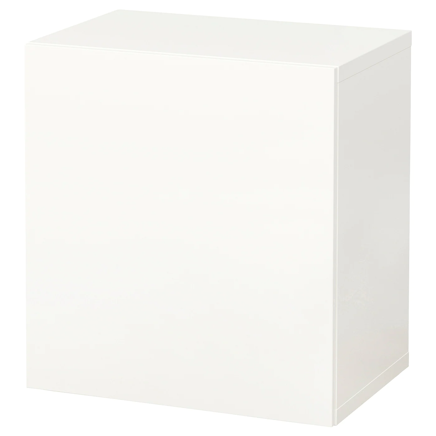IKEA BESTÅ Wallmounted Cabinet Combination White/Lappviken White 23 5/8x16 1/2x25 1/4 " Blackbrown/lappviken
