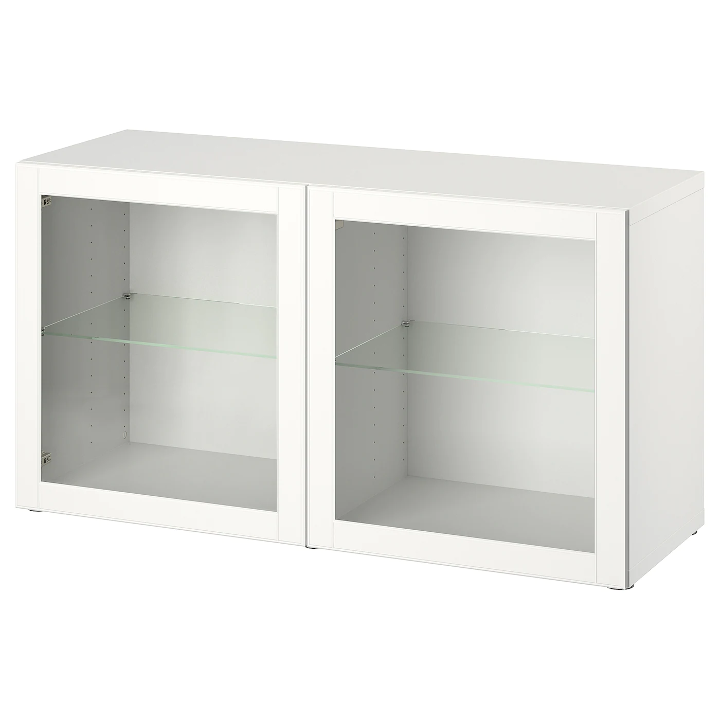 IKEA BESTÅ Wallmounted Cabinet Combination White/Sindvik Clear Glass 47 1/4x16 1/2x25 1/4 " 12 IKEA BESTÅ Wallmounted Cabinet Combination White/Sindvik Clear Glass 47 1/4x16 1/2x25 1/4 " - Image 10